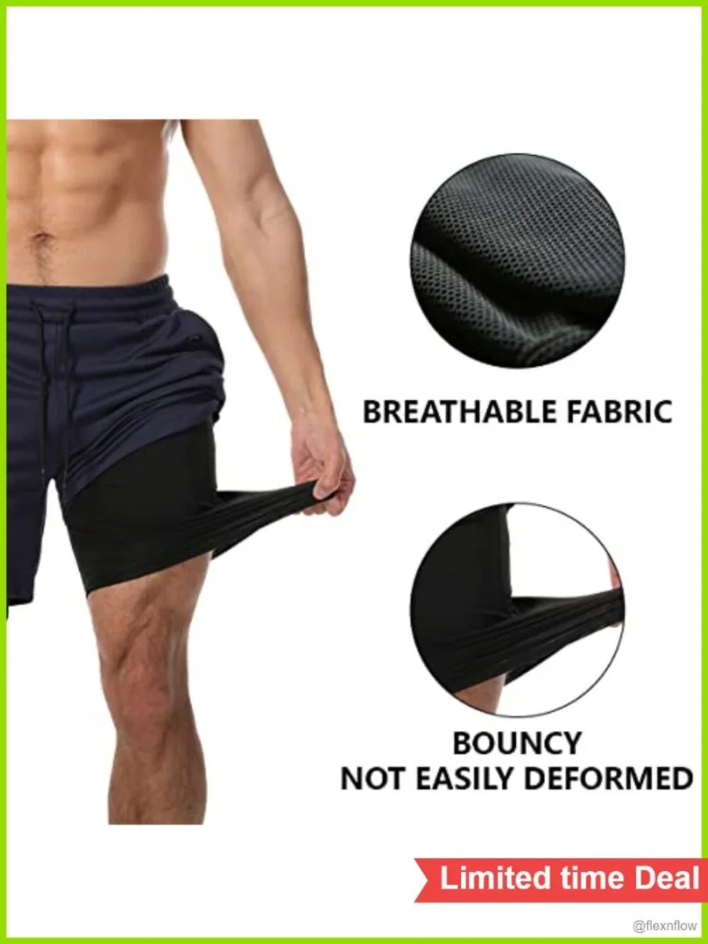 Men's 2-in-1 Athletic Shorts 7